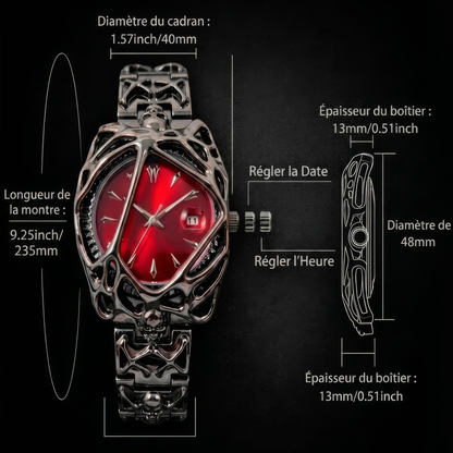 Velmora Chroné | Montre Gothique Premium